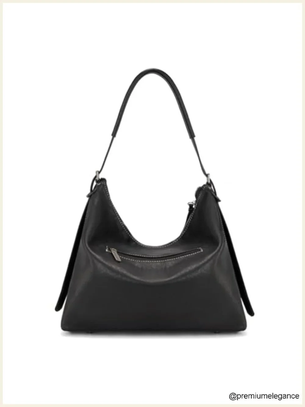 Ultra Soft Vegan Leather Slouchy Hobo Bag Crossbody Purse with Zipper